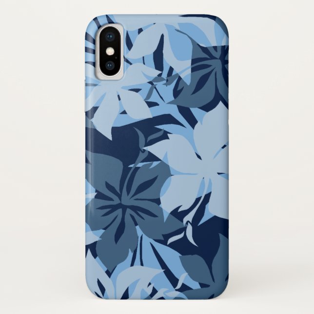 Kaanapali Camo Hawaiian Hibiscus Case-Mate iPhone Case (Back)