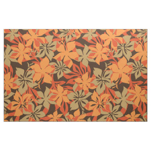 Kaanapali Camo Hawaiian Hibiscus Floral Fabric
