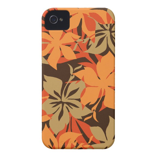 Kaanapali Camo Hawaiian iPhone 4 Cases (Back)
