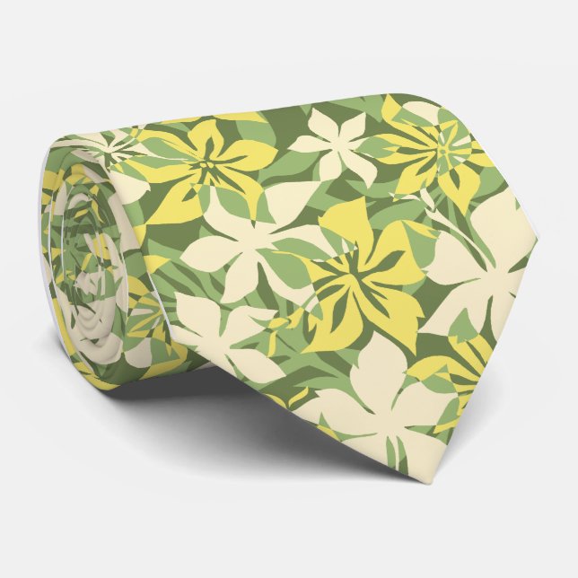 Kaanapali Camo Hawaiian Neckties (Rolled)