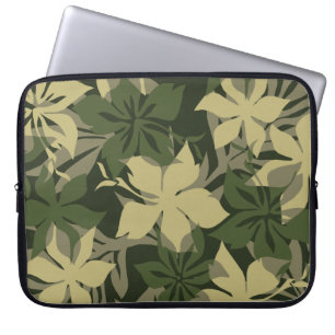 Kaanapali Collage Hawaiian Neoprene Wetsuit Laptop Sleeve