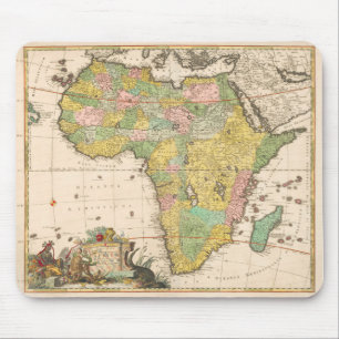Kaart van Afrika (ca. 1690) by Carel Allard. Mouse Pad