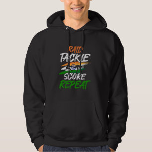 Kabaddi India Wrestling Raid Tackle Score Hoodie
