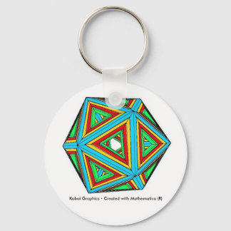 Kabai Graphics - Created with Mathematica (R) Key Ring