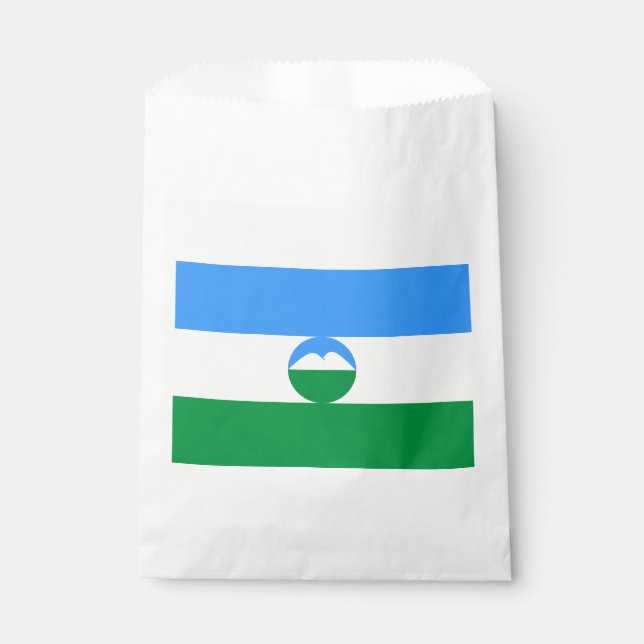 Kabardino Balkaria Flag Favour Bag (Front)