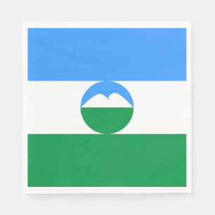 Kabardino Balkaria Flag Napkin