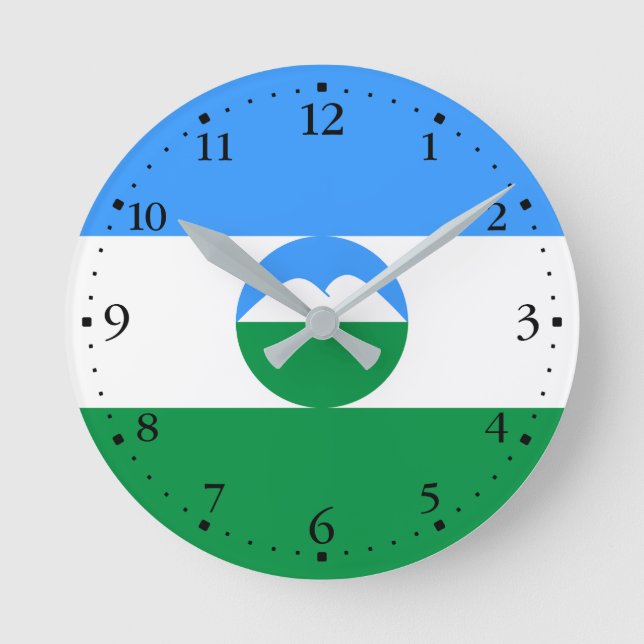 Kabardino Balkaria Flag Round Clock (Front)