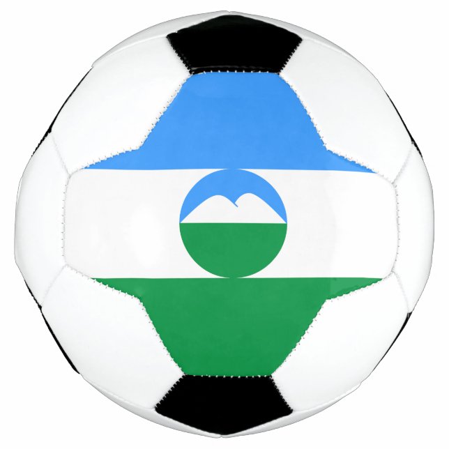 Kabardino Balkaria Flag Soccer Ball (Front)