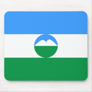 Kabardino Balkaria, Russia flag Mouse Pad
