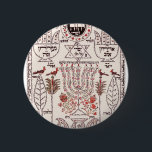 Kabbalah Design 6 Cm Round Badge<br><div class="desc">Ancient and mysterious Kabbalah illustration,  from DoverPictura. Find the original image at http://doverpictura.com/collection/0486991636</div>