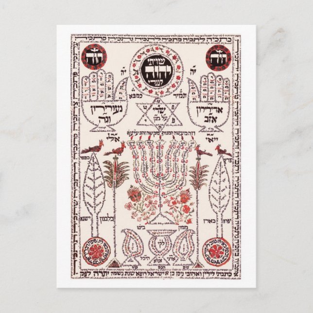 Kabbalah Design Postcard (Front)