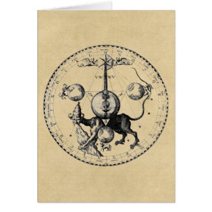 Kabbalah Mandala Greeting Card