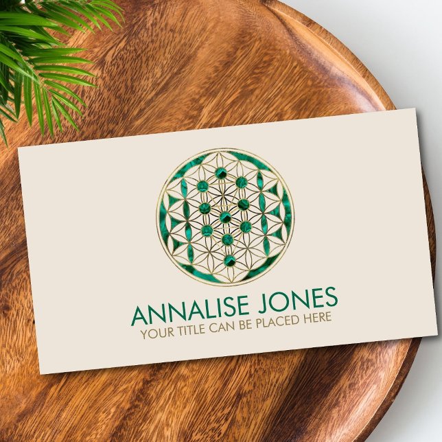 Kabbalah The Tree of Life - Flower of life Business Card (Creator Uploaded)