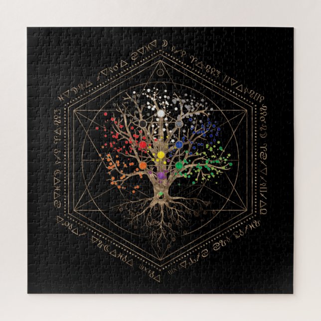 Kabbalah The Tree of Life Jigsaw Puzzle (Vertical)