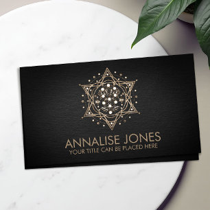 Kabbalah The Tree of Life Sacred Geometry Ornament Business Card