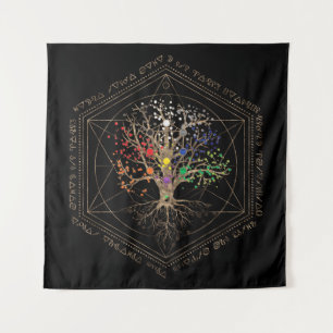 Kabbalah The Tree of Life Tapestry