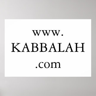 kabbalah web site poster
