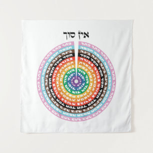 Kabbalistic Creation - Hebrew Queer Sefirot Tapestry