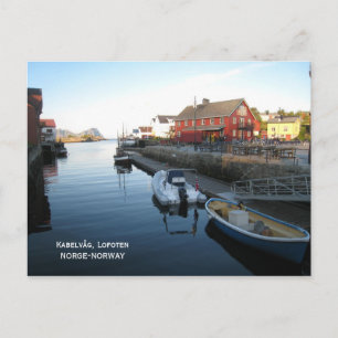 Kabelvåg, Lofoten Postkort Postcard