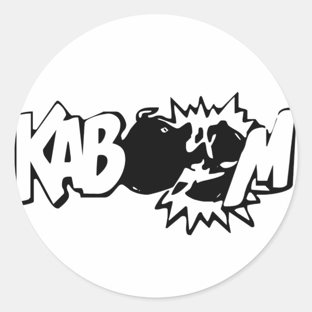 Kaboom! 3 Stickers (Front)
