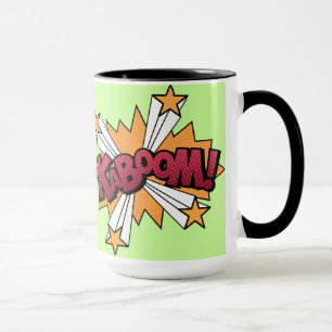 Kaboom! cartoon effect mug