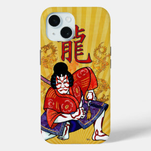 Kabuki Japanese Actor Folk Art iPhone 15 Case