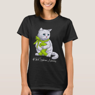 Kabuki Syndrome Awareness Month Lime Green Ribbon  T-Shirt