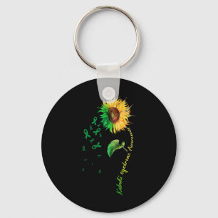 Kabuki Syndrome Awareness Sunflower Down Syndrome Key Ring