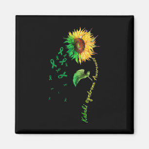 Kabuki Syndrome Awareness Sunflower Down Syndrome Magnet