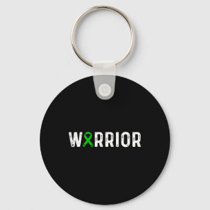 Kabuki Syndrome Warrior Awareness Green Ribbon Kid Key Ring