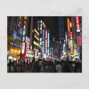 Kabukichō Tokyo Neons by Night Postcard