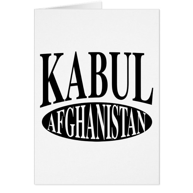 Kabul Afghanistan (Front)