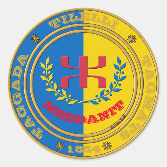 kabyl laicite sticker (Front)