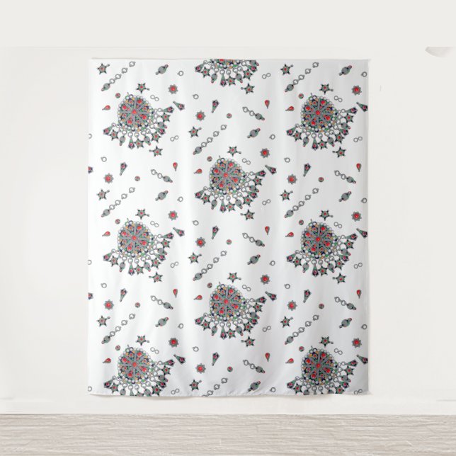 Kabyle jewelry tapestry (Front)