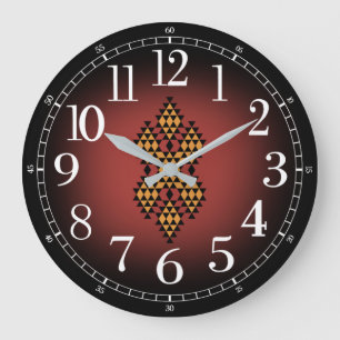 Kabyle Pattern Clock