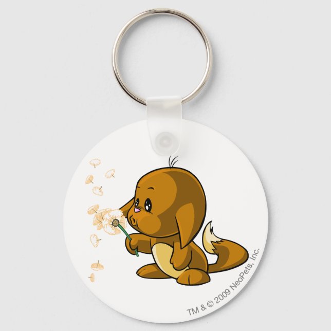 Kacheek Brown Key Ring (Front)