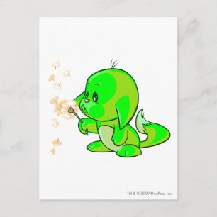 Kacheek Glowing Postcard