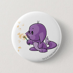 Kacheek Purple 6 Cm Round Badge