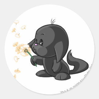 Kacheek Shadow Classic Round Sticker