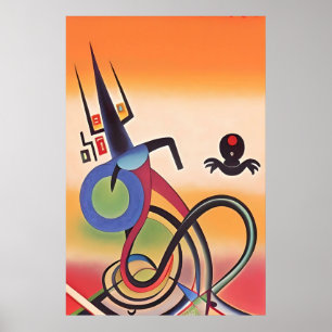 Kachina Dance Ken Gauge Abstract Poster