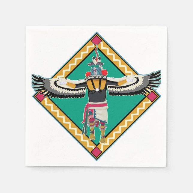Kachina Dancer Napkin (Front)