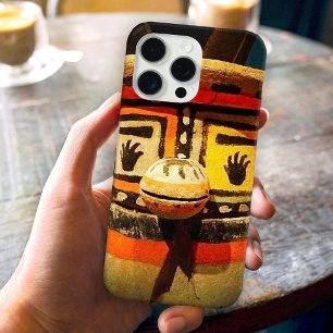 Kachina Doll Carved Wood Face Photo Cute Bold iPhone 16 Pro Max Case