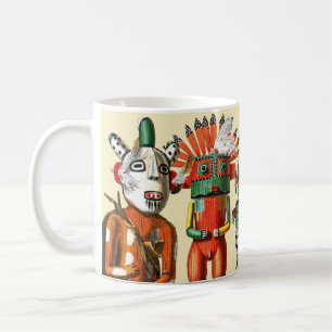 Kachina dolls of the Hopi Native American Tribe Coffee Mug