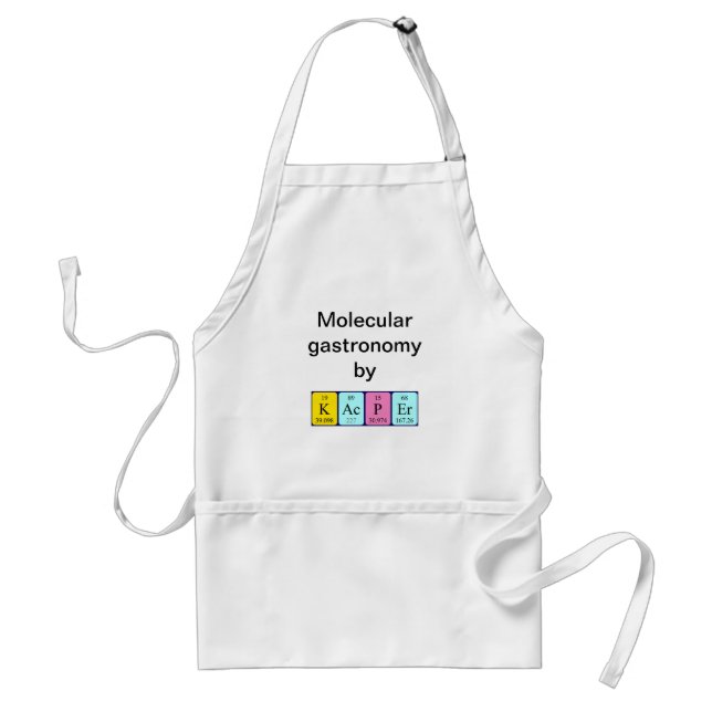 Kacper periodic table name apron (Front)