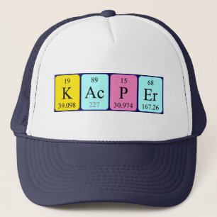 Kacper periodic table name hat
