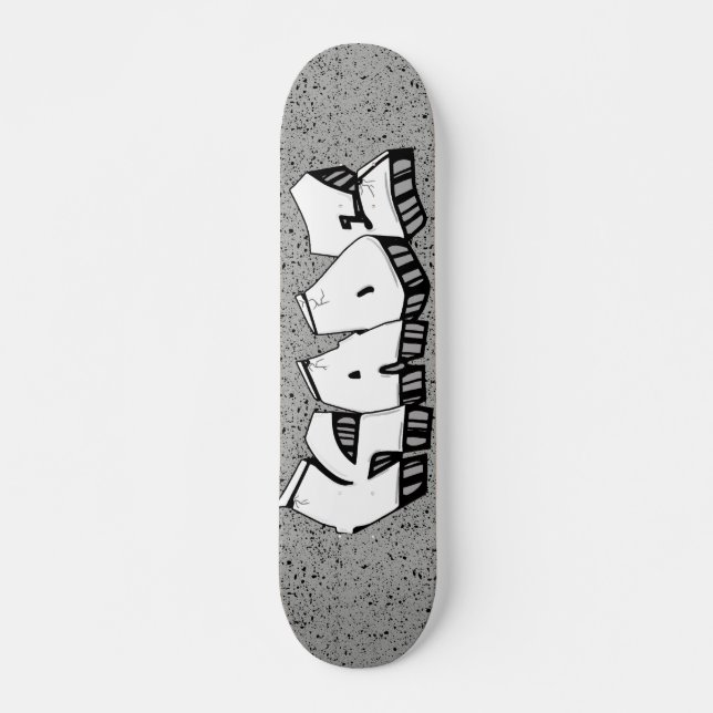 Kade Graffiti Custom Personalised Skateboard (Front)