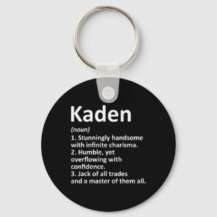 Kaden Definition Personalised Name Funny Birthday  Key Ring