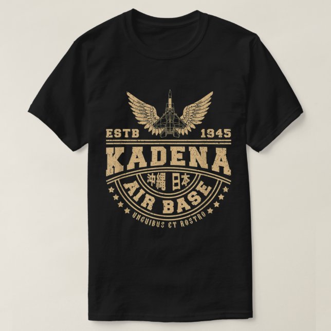 Kadena Air Base USAF Okinawa Japan T-Shirt (Design Front)