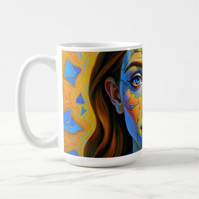 “Kaela” - Pattern of a Past Coffee Mug (Left)