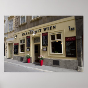 Kaffee Alt Wien, Vienna Austria Poster